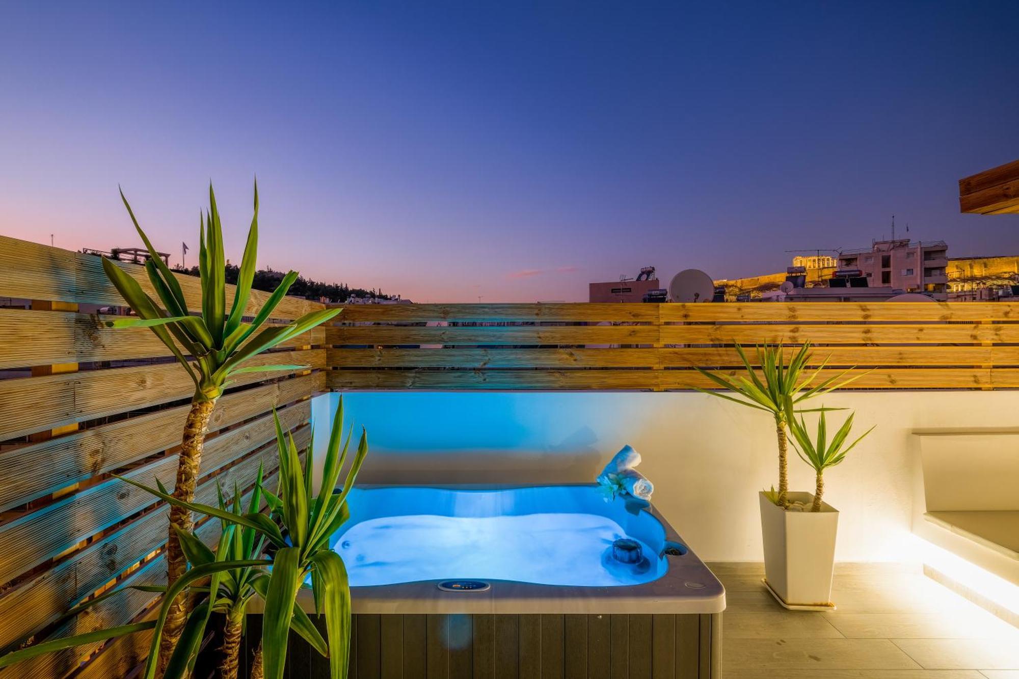Apartamento Acropolis View With Jacuzzi Atenas Exterior foto